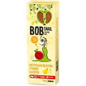 Dulciuri naturale de mere si pere BOB SNAIL 30g