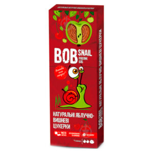 Dulciuri naturale de mere si visine BOB SNAIL 30g