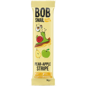 Dulciuri naturale de mere si pere stripes BOB SNAIL 14g
