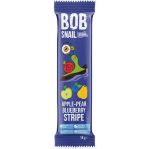 Dulciuri naturale de mere si coacaza stripes BOB SNAIL 14g