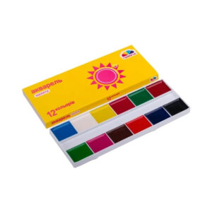 Vopsea acuarela 12 cul. fara pensula Copii GAMMA UA