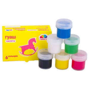 Vopsea guasa 6 cul. 10 ml Copii GAMMA UA