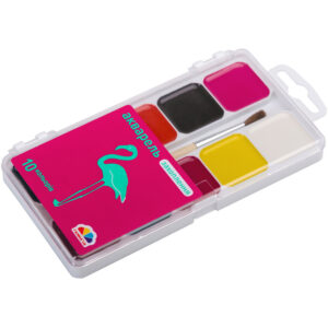 Vopsea acuarela 10 cul. cu pensula Hobby GAMMA UA