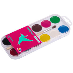 Vopsea acuarela 12 cul. cu pensula Hobby GAMMA UA