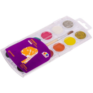 Vopsea acuarela 12 cul. cu pensula (1 aur si 1 argint) Creativitate GAMMA UA