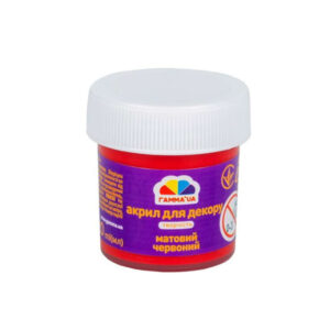 Vopsea acrilica mata 20 ml rosu Creativitate GAMMA UA