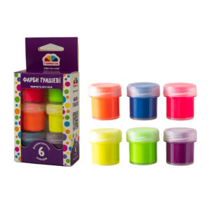 Vopsea guasa fluorescenta 6 cul. 10 ml Creativitate GAMMA UA