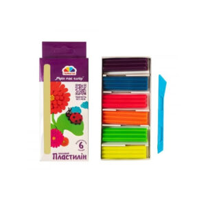 Plastilina ceara fluorescenta 6 cul. 72 g Creativitate GAMMA UA