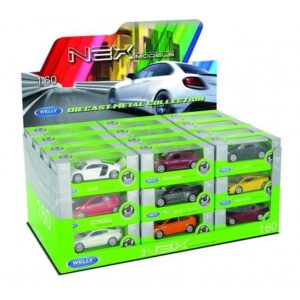 Masinuta Welly 1:60 metal 12 modele 36set 52020-36WD-S1