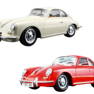 Model - PORSCHE 356B (1961) (asorti aivori, rosu, 1:24)