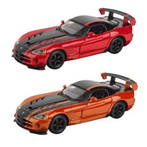 Model- DODGE VIPER SRT10 ACR (asorti оrange-negru metalic, rosu-negru metelic, 1:24)