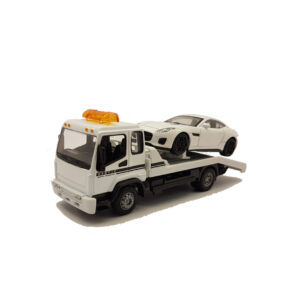 Set de joaca Evacuator cu model auto JAGUAR F-TYPE R DYNAMIC (V6) Bburago (1:43)