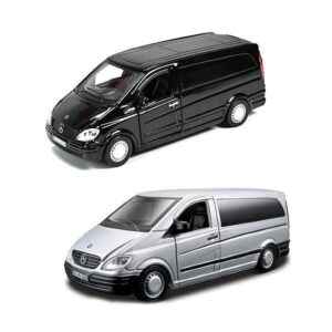 Model- MERCEDES-BENZ VITO (asorti argintiu, negru 1:32)