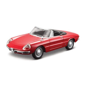 Macheta auto Alfa Romeo Spider 1966, Bburago, rosie, 1:32