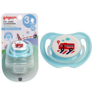 PIGEON Suzeta silicon p/u copii pina la 3 ani marimea 3+ luni (M) Bus
