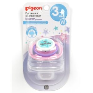 PIGEON Suzeta silicon p/u copii pina la 3 ani marimea 3+ luni (M) My Superstar