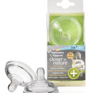 Tetine anticolici cu flux mediu silicon (3+) 2 buc.Tommee Tippee