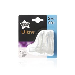 Tetine ULTRA cu flux mediu (3+) 2 buc.Tommee Tippee