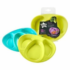 Set farfurii compartimentate (12+) (asortiment)Tommee Tippee