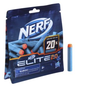 Munitie Elite 2.0, 20 proiectile Nerf HASBRO