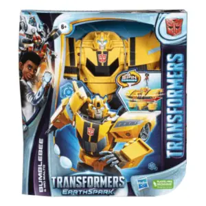 Set figurini Bumblebee 20 cm and Mo Malto 5 cm Earthspark Transformers HASBRO
