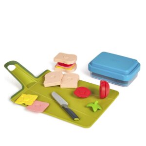 Jucarie Set Go to Eat Tocator Chop2Pot Pliabil, Cutit, Cute depozitare, Alimente Joseph Joseph Casdon