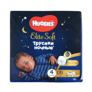 Huggies Elite Soft Overnights Pants Small 4 (9-14 kg) 19x4