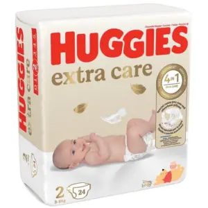 Huggies Extra Care Small 2 (3-6 kg) 24 buc