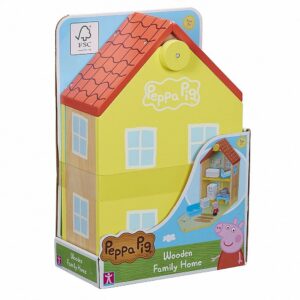 Set de joaca din lemn Casa cu accesorii si figurine Peppa Pig HASBRO