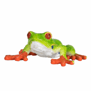 Figurina Broasca de copac cu ochi rosii MOJO