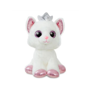 Jucarie din plus Pisicuta cu tiara 18 cm AURORA