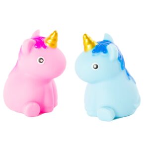 Jucarie antistres Unicorn cu lumina Keycraft