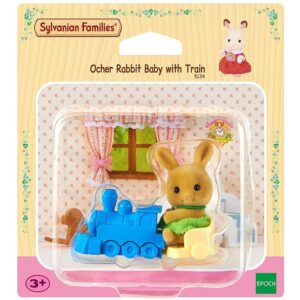 Set Iepuras cu trenut SYLVANIAN FAMILIES