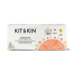 Scutece Kit and Kin Hipoalergenice Eco, Marimea 3, 6-10 kg,34 buc.