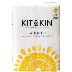 Scutece Kit and Kin Hipoalergenice Eco, Marimea 5, 11kg+, 30 buc.