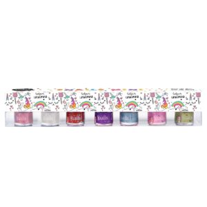 Set 7 lacuri de unghii pentru fetite Mini Snails SAFE N BEAUTIFUL