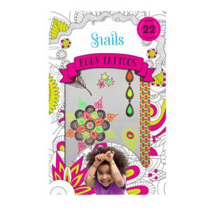 Tatuaje Neon Snails SAFE N BEAUTIFUL