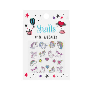 Stickere pentru unghii Unicorn Rainbow Snails SAFE N BEAUTIFUL