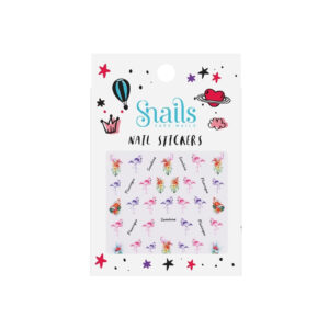 Stickere pentru unghii Flamingos Snails SAFE N BEAUTIFUL