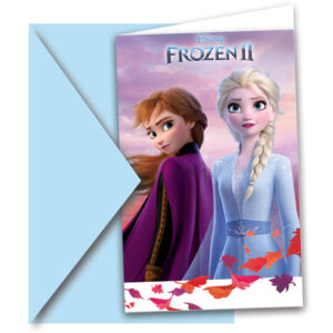 Invitatii 6 buc Frozen Folat