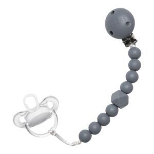 Pacifier Clip Grey