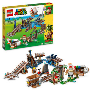 Set de extindere Plimbarea cu vagonetul minier a lui Diddy Kong Mario LEGO