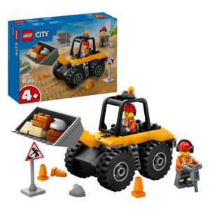 Incarcator pe roti galben pentru constructii CITY LEGO