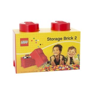 LEGO STORAGE BRICK 2 red