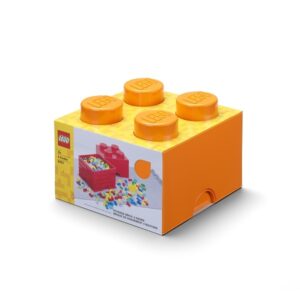 LEGO STORAGE BRICK 4 orange