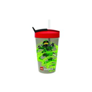 LEGO TUMBLER WITH STRAW NINJAGO CLASSIC black