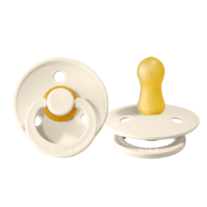 Suzeta din latex Bibs Color 0-6 luni Ivory Bibs