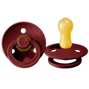 Suzeta din latex Bibs Color (0-6luni)culoare Wine