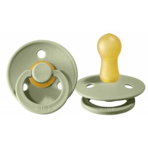 Suzeta din latex Bibs Color 6-18 luni Sage Bibs