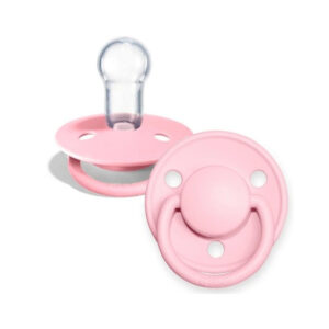 Suzeta din silicon Bibs De Lux 0-36 luni Baby Pink Bibs